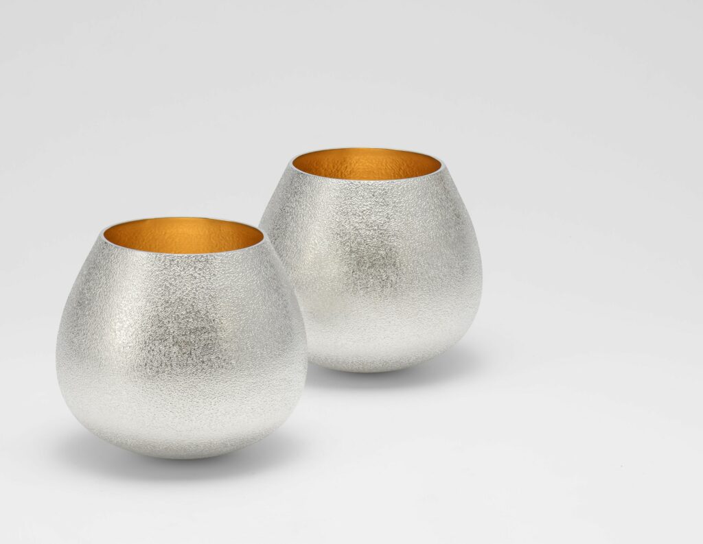 Solace Tumblers, sterling silver.
